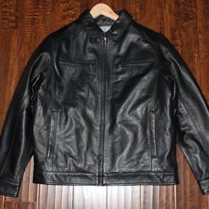 Boston Harbour Men’s Classic Leather Jacket